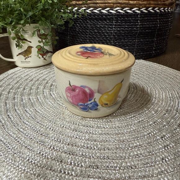 Vtg KNOWLES UTILITY WARE Fruit Lidded Refrigerator Bowl 40-12 USA Dmg READ - Picture 10 of 11